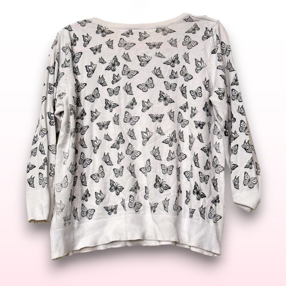 Butterfly Print Jumper – Fits UK 8–10 - Image 2