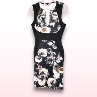 Floral Bodycon Dress – Size 10