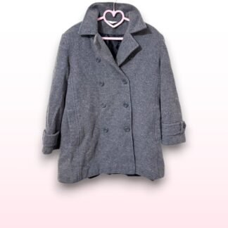 Ladies Wool Double Breasted Pea Coat – UK 14
