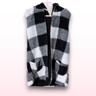 Reversible Teddy Fleece Hooded Gilet – UK 8–16