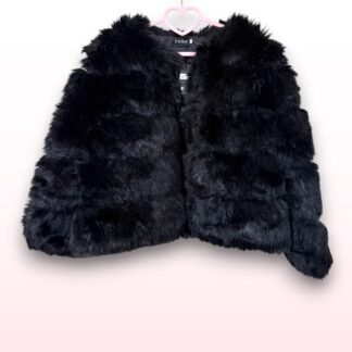 Thick Faux Fur Jacket – Zana – Size Small